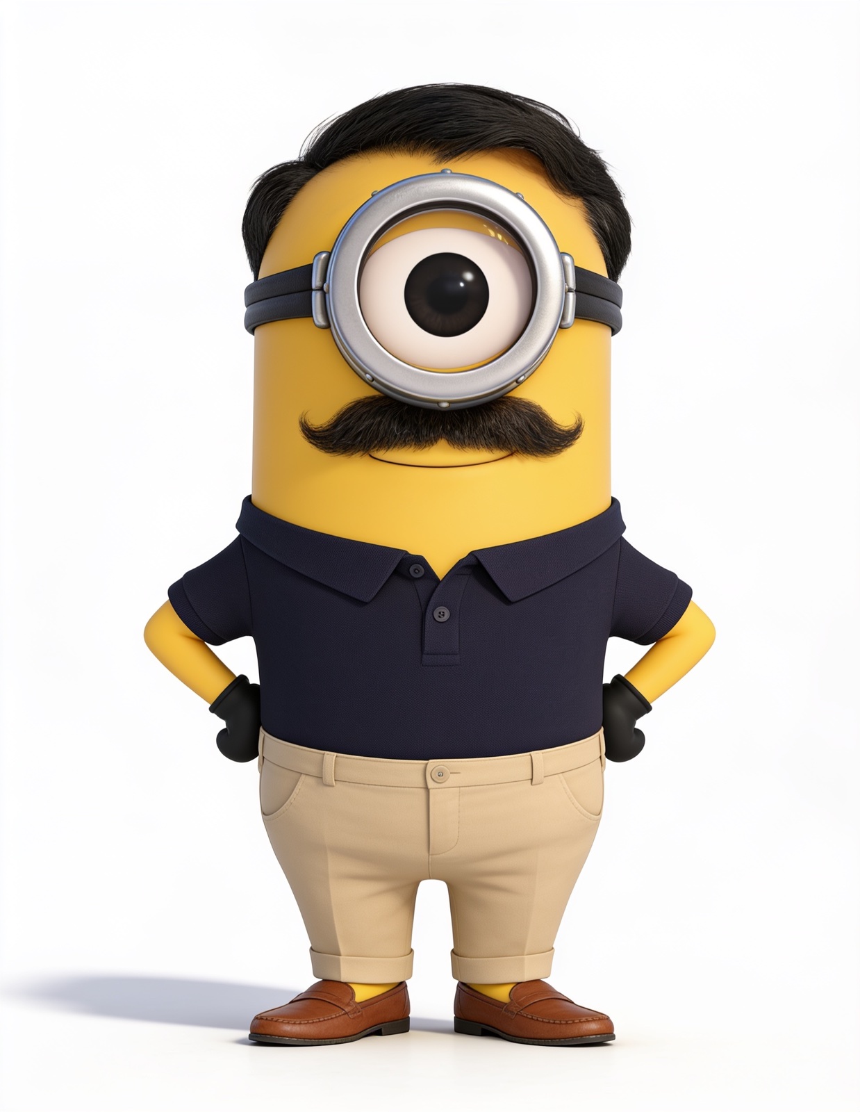 Minions-inspired character design for Tesleem